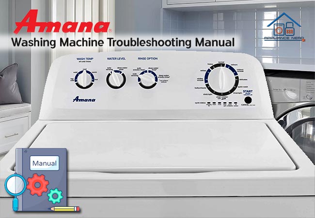 Amana Washing Machine Troubleshooting Manual