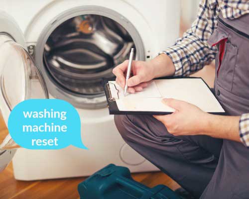 how to reset Amana washing machine