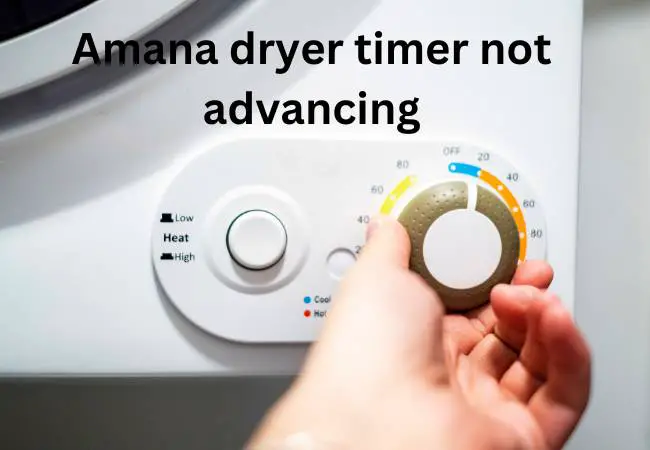 Amana dryer timer not advancing: Fix the timer
