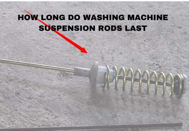 How long do washing machine suspension rods last