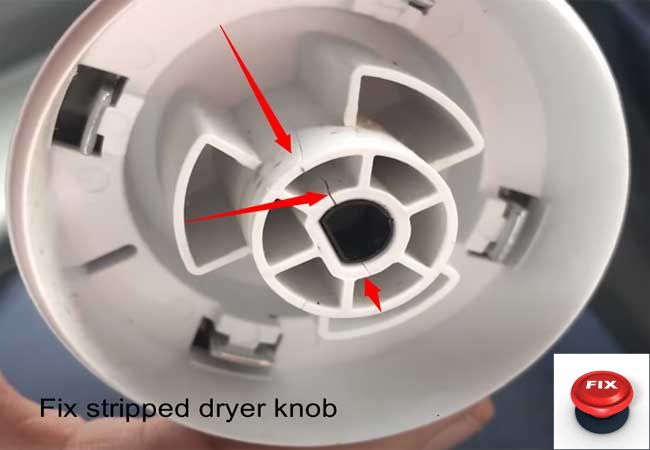 How to fix stripped dryer timer shaft in just 2 Steps!