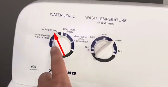 What is auto sensing on amana washer